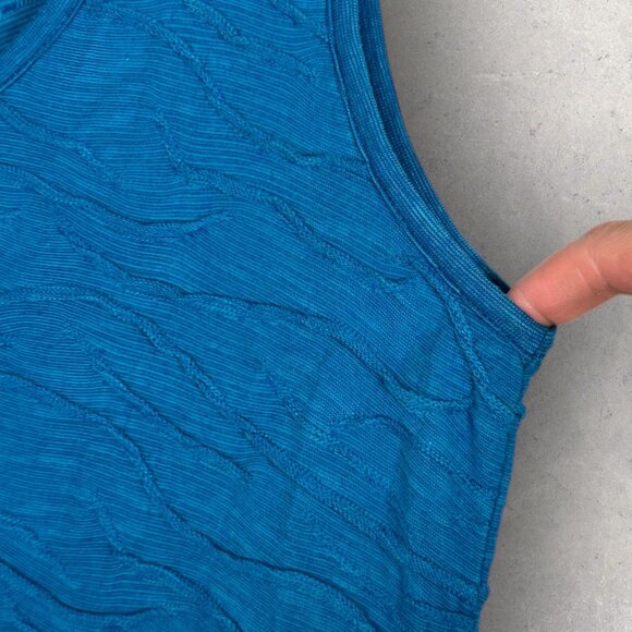 Toad & Co Samba Wave Shift Dress Blue Womens Size Large Tencel Organic Cotton L - Picture 10 of 12